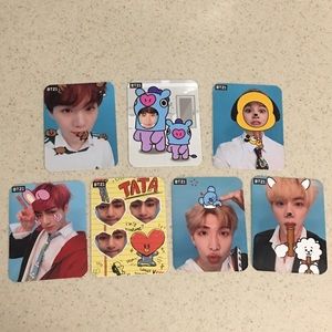 Set Of BTS BT21 Plastic PCs
